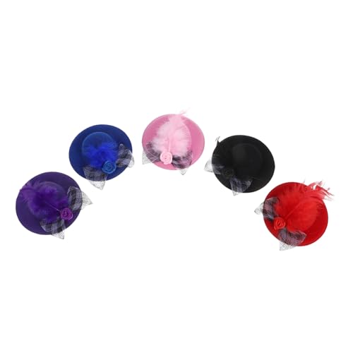ibasenice 5 Stück Puppen Dekohut Puppenhut Kleine Zylinderhüte Zum Basteln Hutornamente Mini Haar Accessoire Kleine Hüte Zum Basteln Dekorationshut Mini Teeparty Hüte Anziehhüte ibasenice 5 Stück Puppen Dekohut Puppenhut Kleine Zylinderhüte Zum Basteln Hutornamente Mini Haar Accessoire Kleine Hüte Zum Basteln Dekorationshut Mini Teeparty Hüte Anziehhüte von ibasenice