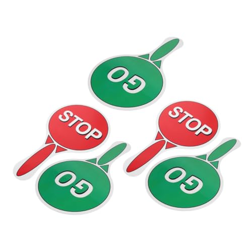 ibasenice 5 Stück Teiliges Verkehrsschilder Doppelseitig mit Handgriff Rote und Grüne Signale Realistische Verkehrszeichen Fördert Zusammenarbeit und Verkehrssicherheit im Vorschul ibasenice 5 Stück Teiliges Verkehrsschilder Doppelseitig mit Handgriff Rote und Grüne Signale Realistische Verkehrszeichen Fördert Zusammenarbeit und Verkehrssicherheit im Vorschul von ibasenice