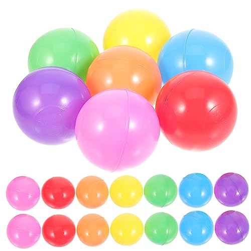 ibasenice 50 Stück Meeresball Bällebäder für Kleinkinder Ballspielzeug für Kinder Bällebad Bälle Masse Ocean Balls Swimming Pool Toys Bälle für Bällebad Billardkugel Spielzeug Plastik von ibasenice