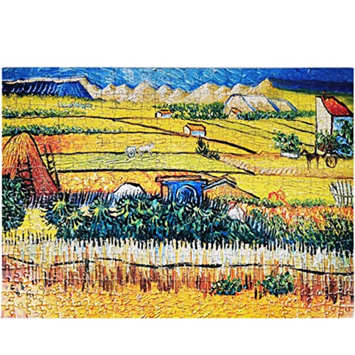 ibasenice 500 Stück Papierpuzzle große Puzzles für Erwachsene Lernspielzeug Vorrichtung Kreis zabawki stymulujące rozwój Educational Toys Puzzle für Erwachsene pädagogisches Puzzle Yellow von ibasenice