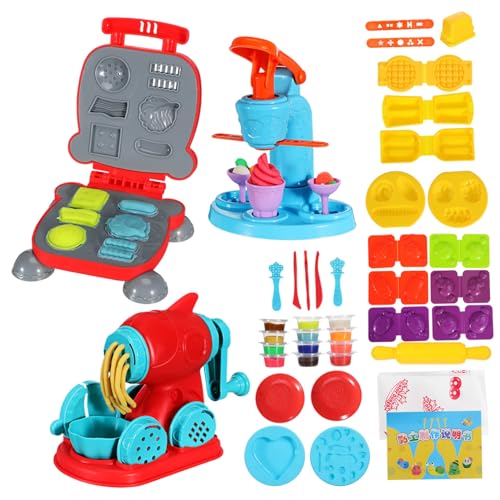 ibasenice 51 Teiliges Knetset mit Eiscreme Nudel Hamburger Maschine Buntes Küchen Kreatives Rollenspiel Feinmotorischer Fähigkeiten Geeignet Ab Jahren ibasenice 51 Teiliges Knetset mit Eiscreme Nudel Hamburger Maschine Buntes Küchen Kreatives Rollenspiel Feinmotorischer Fähigkeiten Geeignet Ab Jahren von ibasenice