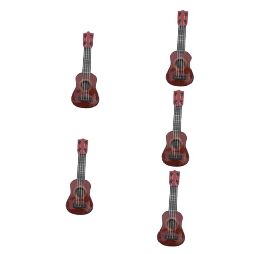 ibasenice 5St Gitarrenspielzeug für Kinder Ukulele Musikspielzeug Musikinstrument-Spielzeug Kinder Gitarre Spielzeug Kinder Instrument Spielzeug kleine Gitarre Musikspielzeug Kinder Abs von ibasenice