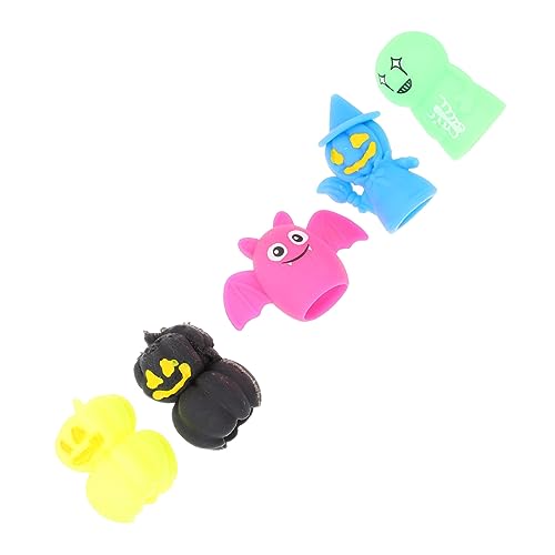 ibasenice 5St Halloween Halloween Toys Fingerpuppen für Rollenspiele fingerpuppen-Set Halloween-Fingerpuppen Interaktives für Vorschulkinder Fingerpuppen von ibasenice