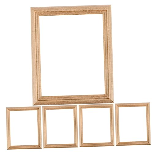 ibasenice 5St Mini-Fotorahmen-Modell Kleiner Fotorahmen Miniatur-Bilderrahmen Puppenhaus-Fotorahmen holzbilderrahmen Miniature Photo Frame deko Mini-Fotorahmen basteln Kleiner Hausholzrahmen ibasenice 5St Mini-Fotorahmen-Modell Kleiner Fotorahmen Miniatur-Bilderrahmen Puppenhaus-Fotorahmen holzbilderrahmen Miniature Photo Frame deko Mini-Fotorahmen basteln Kleiner Hausholzrahmen von ibasenice