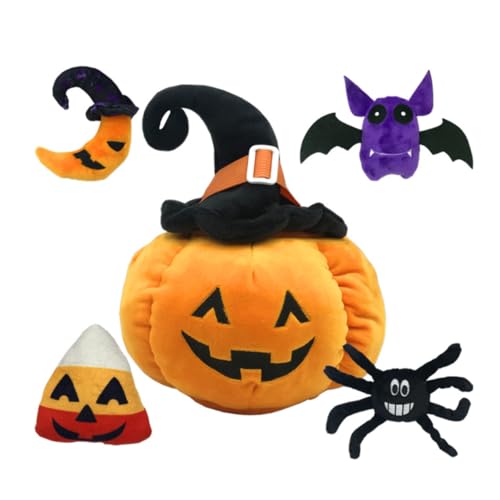 ibasenice 5st Stoffpuppe Für Zu Hause Halloween- Kinderspielzeug Halloween- Für Cartoon-Puppe Halloween-kürbis-Puppe Schönes Kissen Lustige Puppe Plüsch von ibasenice