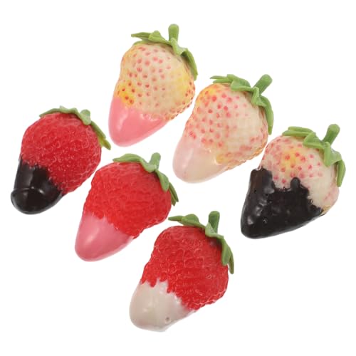 ibasenice 6 Pcs Künstliche Früchte PVC Realistische Gefälschte Obst Gefälschte Erdbeere Gefälschte Früchte Für Kuchen ibasenice 6 Pcs Künstliche Früchte PVC Realistische Gefälschte Obst Gefälschte Erdbeere Gefälschte Früchte Für Kuchen von ibasenice