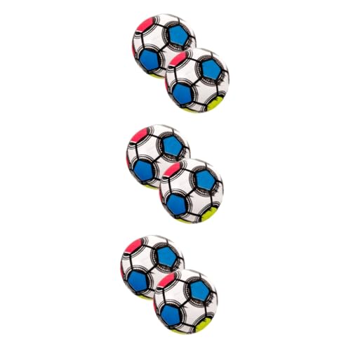 ibasenice 6 STK Glitzerkugel Spielzeug für Kinder kinderspielzeug fußball blinkende Kugeln Fussball für Kinder lustiges Fußballspielzeug Fußballjungen leuchtender Fußball PVC von ibasenice