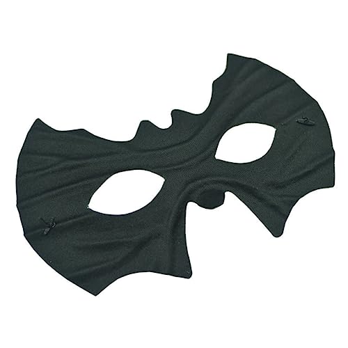 ibasenice 6 Stk Partyzubehör Fledermaus-Cosplay-Masken Halloween-Kostüm Halloween-Kleidung halloween theme halloween costume Cosplay mask Halloween-Maske Halbgesichts-Fledermausmaske Black von ibasenice