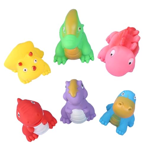 ibasenice 6 Stück Teiliges Badespielzeug Dinosaurier Elastische Quetschspielzeuge mit Sound Leicht und Kompakt Sicher für Junge Mädchen Fördert Handmuskulatur für Badewanne und ibasenice 6 Stück Teiliges Badespielzeug Dinosaurier Elastische Quetschspielzeuge mit Sound Leicht und Kompakt Sicher für Junge Mädchen Fördert Handmuskulatur für Badewanne und von ibasenice
