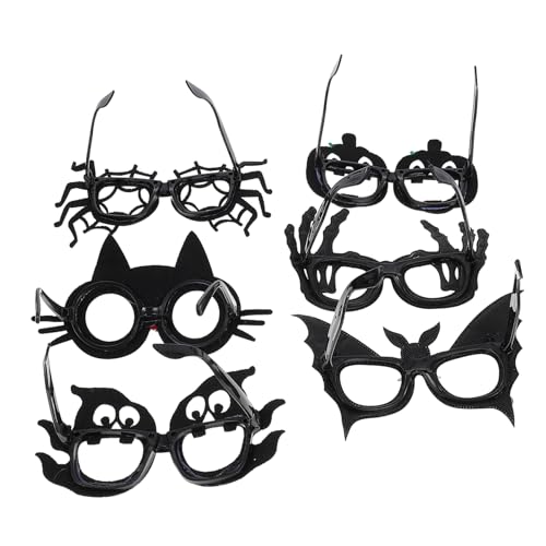 ibasenice 6 Stück Teiliges Halloween Partybrillen mit Lustigen Kürbis Fledermaus und Geistermotiven Langlebige und Umweltfreundliche Deko für Erwachsene für Kostüm und Karneval ibasenice 6 Stück Teiliges Halloween Partybrillen mit Lustigen Kürbis Fledermaus und Geistermotiven Langlebige und Umweltfreundliche Deko für Erwachsene für Kostüm und Karneval von ibasenice