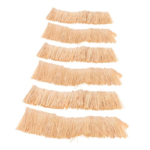 ibasenice 6 Stück Teiliges Miniatur-strohdach Natürlich aus Stroh Formbar und Leicht für DIY Mikro-landschaften Realistische Mini-dachstroh-Modelle für Garten Bastelprojekte ibasenice 6 Stück Teiliges Miniatur-strohdach Natürlich aus Stroh Formbar und Leicht für DIY Mikro-landschaften Realistische Mini-dachstroh-Modelle für Garten Bastelprojekte von ibasenice
