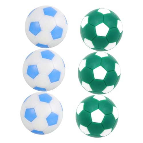 ibasenice 6 Stück Tischfußball Fußball Kicker Tischspielteile Tischspiel Fußbälle Schreibtischballspielzubehör Desktop Fußballzubehör Tischfußballspiele Tischspielzubehör Kunststoff von ibasenice