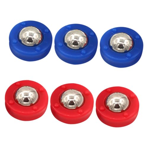 ibasenice 6 Teiliges Tisch Shuffleboard Zubehör Mini Shuffleboard Pucks Set Shuffleboard Pucks Ausrüstung Für Familienfeiern Und Wettkampfspiele von ibasenice