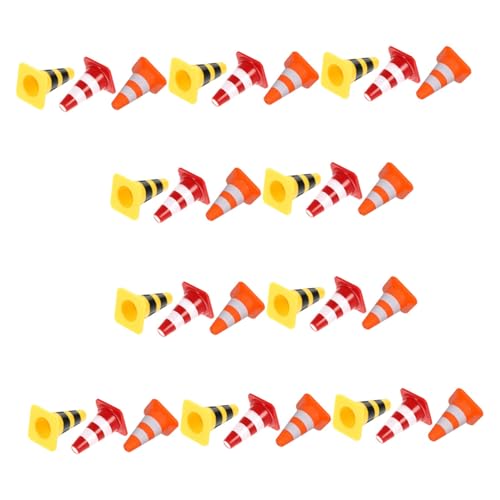 ibasenice 60 Stück Mini Verkehrsleitkegel aus Kunststoff Miniatur Straßenverkehrsschilder für Leichte und Tragbare Lernspielzeuge für Verkehrssicherheit und Rollenspiele für Drinnen und ibasenice 60 Stück Mini Verkehrsleitkegel aus Kunststoff Miniatur Straßenverkehrsschilder für Leichte und Tragbare Lernspielzeuge für Verkehrssicherheit und Rollenspiele für Drinnen und von ibasenice