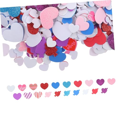 ibasenice 610 Stück Teiliges Selbstklebende Herzförmige Schaumstoff Sticker in Mehrfarben für DIY Bastelprojekte Valentinstag Dekorationen Hochzeit Jubiläum Geschenkverzierung ibasenice 610 Stück Teiliges Selbstklebende Herzförmige Schaumstoff Sticker in Mehrfarben für DIY Bastelprojekte Valentinstag Dekorationen Hochzeit Jubiläum Geschenkverzierung von ibasenice