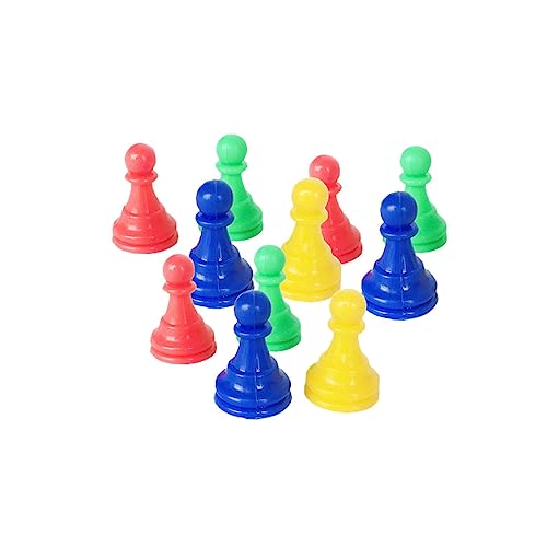 ibasenice 64 Stück 8 Schachfigur Schachbrett Chess Pieces brettspiel zubehör Spielsteine spielwaren schachkassette Chessboard Abnehmbarer Auto-Naht-Organizer Münze Zubehör für Brettspiele von ibasenice