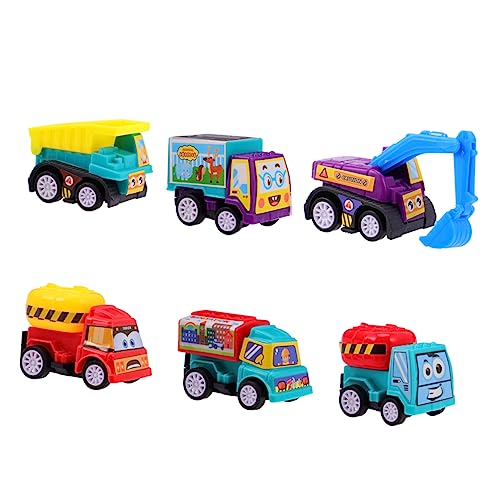 ibasenice 6St Trägheitsspielzeug für Kinder kindergeschenke puppenwagen Lernspielzeug für Kinder Jungenspielzeug Spielzeug für Trägheitsautos Frühpädagogisches Spielzeug Colorful von ibasenice