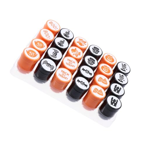 ibasenice 72 Stk Stempel Spielzeug Goodie-Bags für Kinder Robbenspielzeug Halloween-Goodie-Bag-Füller halloween theme halloween kinder Plastikdichtungsspielzeug Briefmarkenspielzeug Colorful von ibasenice