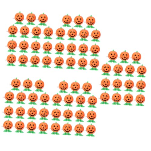 ibasenice 75 STK Springendes Spielzeug Halloween-Uhrwerk-Spielzeug Halloween-Spielzeug für Kinder Halloween Pumpkin halloweenkürbis Uhrwerk Spielzeug für Kinder kreatives Aufziehspielzeug von ibasenice