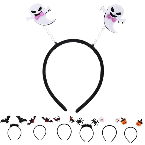 ibasenice 7st Halloween-stirnband Cosplay-stirnband Halloween-kostüm-kopfschmuck Halloween-party-stirnband Stirnband Im Halloween-stil Halloween-kopfbedeckung Stirnbänder Kunstfedern von ibasenice