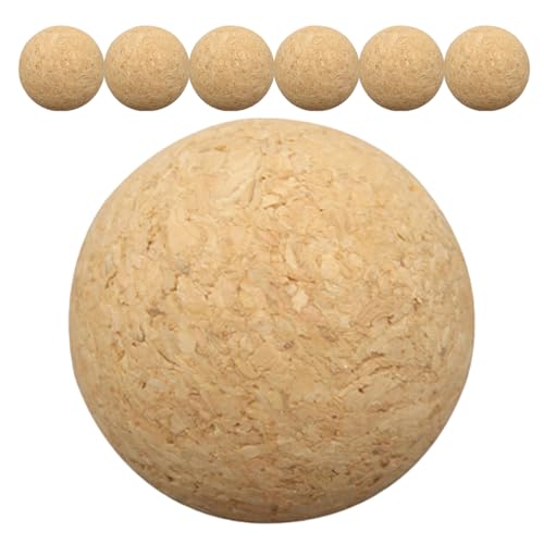 ibasenice 7st Kicker Zubehör Kleine Fußbälle Kickerspiele Dekanterstopfen Tischkicker Ersatz Tischfußballspiel Für Kinder Tischfussball -fußbälle Minibälle Fußball-ersatzspiel Holz Beige von ibasenice