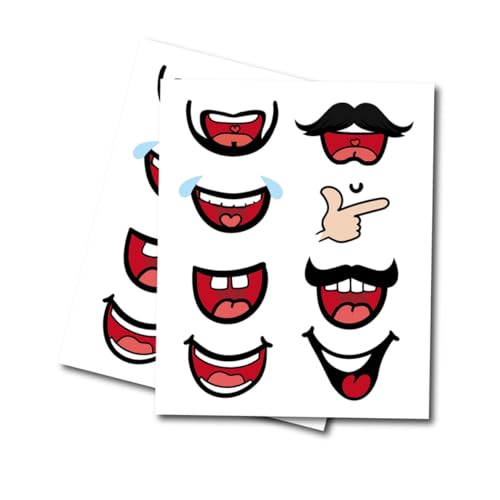 ibasenice 8 Packungen Teiliges Selbstklebende Gesichtsmasken Aufkleber mit Lebensechten Lächeln Lippenmotiven Abziehbar und Wiederverwendbar Geeignet für Glatte Saubere Oberflächen als für ibasenice 8 Packungen Teiliges Selbstklebende Gesichtsmasken Aufkleber mit Lebensechten Lächeln Lippenmotiven Abziehbar und Wiederverwendbar Geeignet für Glatte Saubere Oberflächen als für von ibasenice