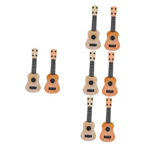 ibasenice 8 STK Mini-Ukulele Kinderspielzeug Kindergitarre Kinder Gitarrenspielzeug Spielzeug für Kleinkinder Musikinstrumente Musikinstrument-Spielzeug Früherziehung Ukulele klassisch Baby von ibasenice