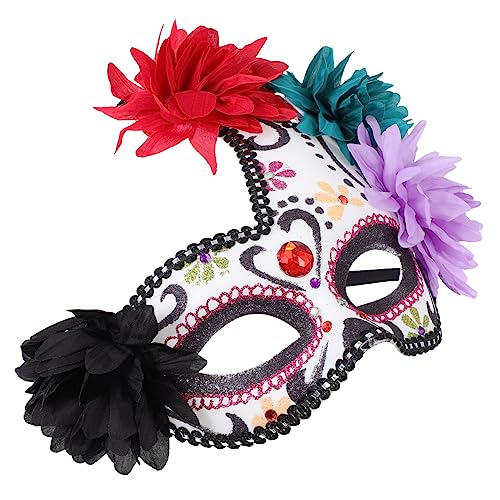 ibasenice 8 Stk Halloween-maske Maskerademasken Venezianisches Cosplay Tag Der Toten Masken Halloween-kostüme Für Kinder Halloween-cosplay-zubehör Augenmaske Cosplay Bühnenmaske Plastik von ibasenice