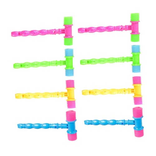 ibasenice 8 Stück Hammer Neon Hammer klingendes Hammerspielzeug quietschender Hammer kinderinstrumente musikinstrumente praktische Hammerspielzeuge Kinderhammer PVC von ibasenice