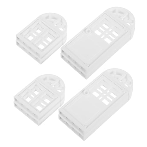 ibasenice 8 Stück Teiliges Miniatur-tür Fenster Kunststoff Detailreiche Puppenhaus-Modelle DIY Bausatz für Kreative Miniaturhäuser Weiße Rahmen für Türen und Fenster Puppenhaus-zubehör ibasenice 8 Stück Teiliges Miniatur-tür Fenster Kunststoff Detailreiche Puppenhaus-Modelle DIY Bausatz für Kreative Miniaturhäuser Weiße Rahmen für Türen und Fenster Puppenhaus-zubehör von ibasenice