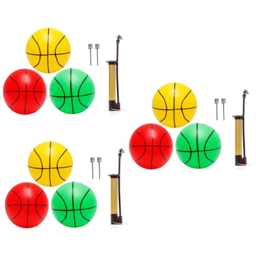 ibasenice 9 Stück 9 Bälle Für Kinder Basketball Spielzeug Basketball Spielzeug Für Kinder Büffel Sparschwein Kinder Basketbälle Kinder+Spielzeug Sportspielzeug Kidcraft Spielset Orb von ibasenice