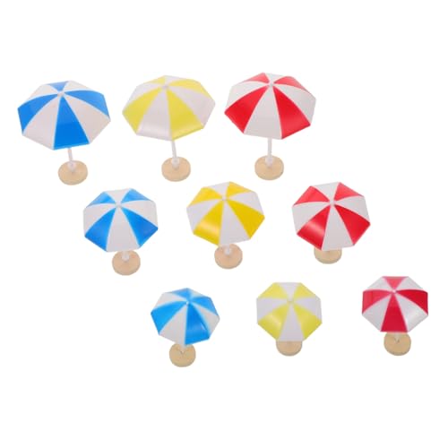 ibasenice 9 Stück Teiliges Mini Sonnenschirm aus Langlebigem Kunststoff Farbenfrohe Miniatur Puppenhaus Terrasse Dekoration Vielseitig für Feengärten Sandtische und Tisch-strandlandschaften ibasenice 9 Stück Teiliges Mini Sonnenschirm aus Langlebigem Kunststoff Farbenfrohe Miniatur Puppenhaus Terrasse Dekoration Vielseitig für Feengärten Sandtische und Tisch-strandlandschaften von ibasenice