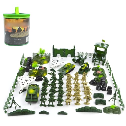 ibasenice 90St Militärszene Mini Armee Soldaten Party mitgebsel kinderparty mitgebsel Toys for Militärspielset für militärisches Sandtischspielzeug von ibasenice