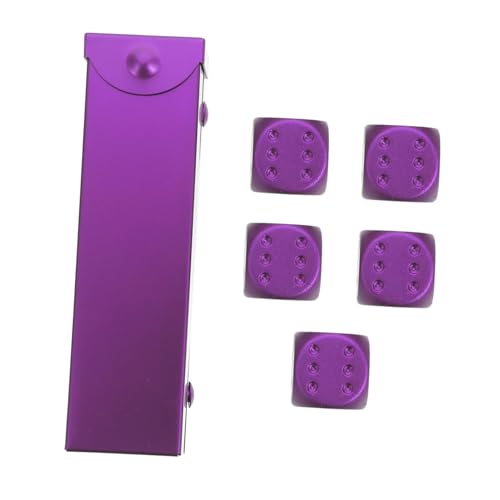 ibasenice Aluminium Würfel Kleines Party Würfelspiel Würfelrequisit Leicht Tragbar Robust für Zuhause Bar Veranstaltung Geschenkidee ibasenice Aluminium Würfel Kleines Party Würfelspiel Würfelrequisit Leicht Tragbar Robust für Zuhause Bar Veranstaltung Geschenkidee von ibasenice
