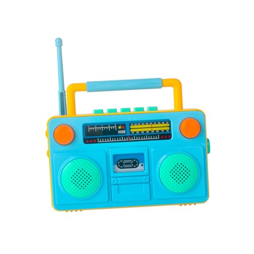 ibasenice Analoges Radio Fake-Radio Radio Spielzeug Für Kinder Spielzeug Für Haushaltsgeräte Kinder Spielen Hausspielzeug Spielzeug Spielzeug Simulationsfunkspielzeug Lernspielzeug Blue Abs von ibasenice