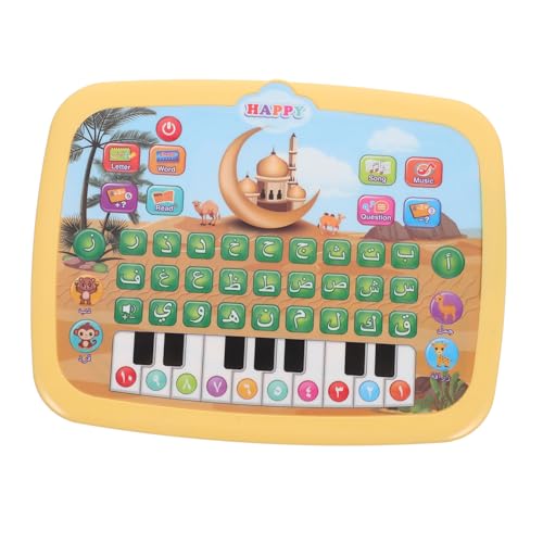 ibasenice Arabisch-lernmaschine Koran-lernmaschine Frühes Lernspielzeug Kinder-Laptop Lernspielzeug Für Das Arabische Alphabet Musikspiele Arabische Bücher Für Kinder Abs von ibasenice