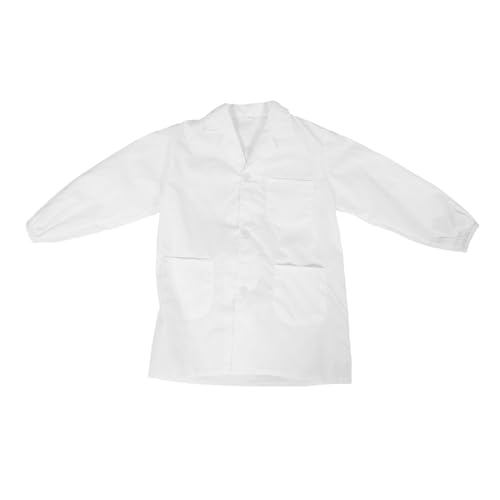 ibasenice Arztkostüm für Kinder: Wissenschaftler- und Arztkostüm für Kleinkinder – Weißer Laborkittel mit elastischen Ärmeln – Für Rollenspiele, Berufserkundung und Aktivitäten ibasenice Arztkostüm für Kinder: Wissenschaftler- und Arztkostüm für Kleinkinder – Weißer Laborkittel mit elastischen Ärmeln – Für Rollenspiele, Berufserkundung und Aktivitäten von ibasenice