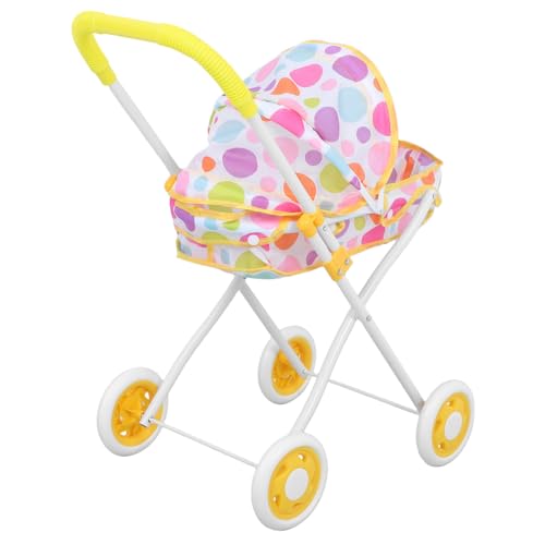 ibasenice Babypuppenwagen Realistischer Kinderwagen Kinderwagen Kinderwagen Rollenspiel Kinderspielzeug Für Kleinkinder Mädchen Puppenzubehör von ibasenice