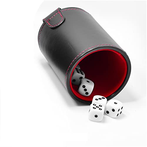 ibasenice Box Game Dice Cup Bar Dice Cups Entertainment Dice Cup Silent Dice Cup Würfel Würfel Schüttelschalter Schwarz Schwarz von ibasenice