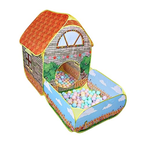 ibasenice Cabin Secret Base Zelt Für Frettchen Kletterspielzeug Für Kleinkinder Ball Zelte Grube Spiele Junge Spielplatz Kinderzelt Spielzelt Für Zelt Stahldraht von ibasenice