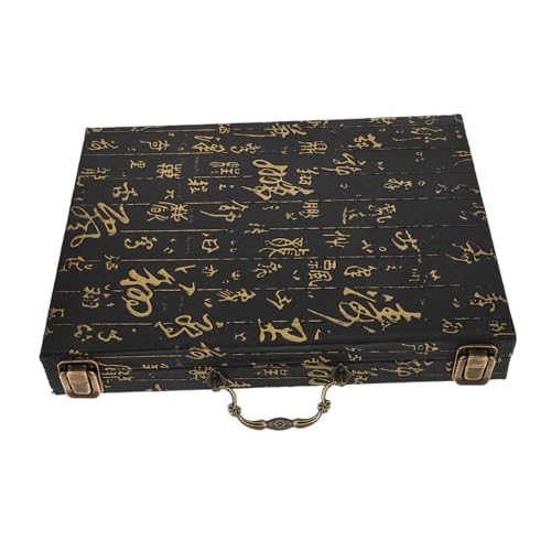 ibasenice Mahjong Set Aufbewahrungskoffer Tragbarer Schach Mahjong Reisebox Holz Organizer für Chinesisches Spiel ibasenice Mahjong Set Aufbewahrungskoffer Tragbarer Schach Mahjong Reisebox Holz Organizer für Chinesisches Spiel von ibasenice