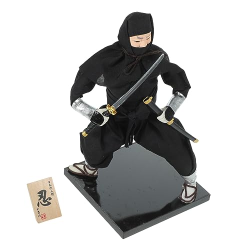 ibasenice Desktop Ninja Puppe Miniatur Puppenhaus Sammlerstück Japanische Puppe Puppen Für Mädchen Kimono Puppen Meerjungfrauen Puppen Puppenwagen Statuen Set Ninja Puppen von ibasenice