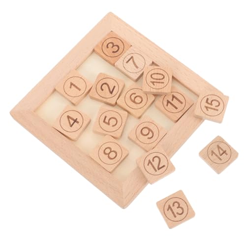 ibasenice Digitale Huarong-straße 15 Rätsel Zahlenschieberätsel Mathe-lernspielzeug Puzzle-Spielzeug Iq-Puzzle Denksportaufgaben Für Kinder Magnetisches Puzzle Zahlenrätsel Zufälle Hölzern von ibasenice