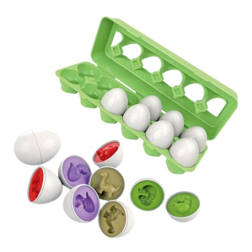 ibasenice Dinosaurier Lernspielzeug Bunte Kunststoff Eier Motorik Farb und Formerkennung für Kleinkinder Jahre Pädagogisches Matching Ei Ostergeschenk ibasenice Dinosaurier Lernspielzeug Bunte Kunststoff Eier Motorik Farb und Formerkennung für Kleinkinder Jahre Pädagogisches Matching Ei Ostergeschenk von ibasenice