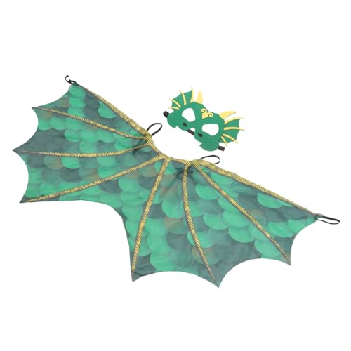 ibasenice Dinosaurier Umhang Halloween Kostüm Flügel Cape für Rollenspiel und Bühnenauftritte Grün Langlebig Leicht für Karneval und Party ibasenice Dinosaurier Umhang Halloween Kostüm Flügel Cape für Rollenspiel und Bühnenauftritte Grün Langlebig Leicht für Karneval und Party von ibasenice