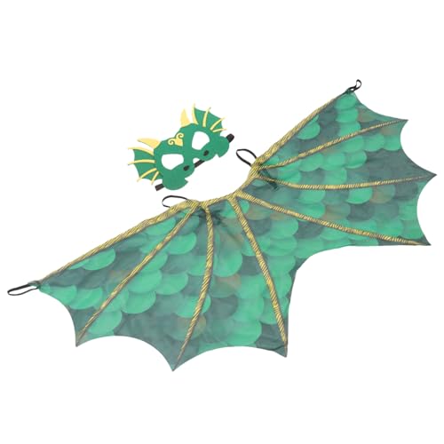 ibasenice Dinosaurier Umhang mit Flügeln Cartoon Cosplay Kostüm für Halloween Karneval Fasching Bühnenauftritte Bewegungsfreundlicher Dinosaurier Cape für Jungen und Mädchen ibasenice Dinosaurier Umhang mit Flügeln Cartoon Cosplay Kostüm für Halloween Karneval Fasching Bühnenauftritte Bewegungsfreundlicher Dinosaurier Cape für Jungen und Mädchen von ibasenice