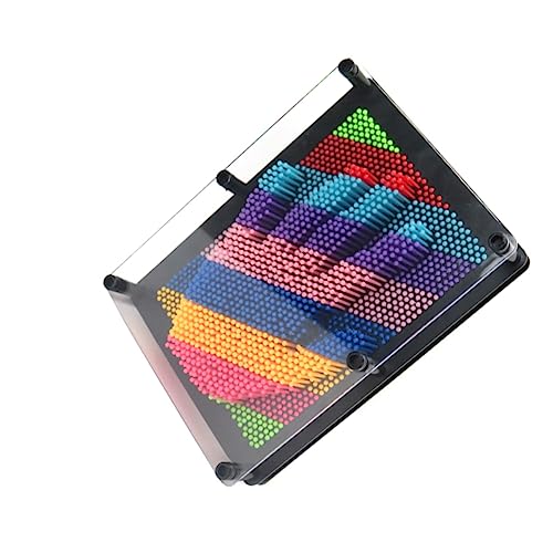 ibasenice Eindruckstafel Zappelstift leichtes, helles Magnettafel für LED-Tablet Handabdruck Skulptur Handabdruck Pin Art -Pin-Kunst 3D-Pin-Kunst von ibasenice