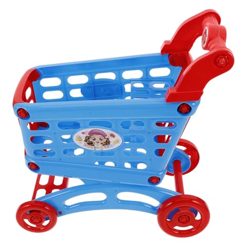 ibasenice Einkaufswagen Mini Körbe Miniwagen Kinderwagen Babywagen Puppenhaus-miniaturen Kinder Tun So, Würden Sie Spielzeug Spielen Schiebespielzeug Für Kleinkinder 1-3 Plastik von ibasenice