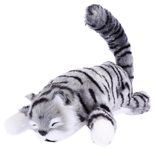 ibasenice Elektrische Plüsch Katze Niedliche Simulierte Katze Kuscheltier Flauschiger Katzenfreund für Batteriefrei Weiches Stofftier Geschenk für Katzenliebhaber ibasenice Elektrische Plüsch Katze Niedliche Simulierte Katze Kuscheltier Flauschiger Katzenfreund für Batteriefrei Weiches Stofftier Geschenk für Katzenliebhaber von ibasenice