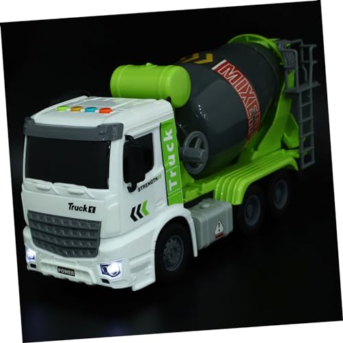 ibasenice Engineering Truck Push-Back-Spielzeug plastikenten mädchen Spielzeug Pädagogisches Spielzeug Baufahrzeug Model Auto Spielzeuge mit Rückzieh-LKWs Kinder Engineering Fahrzeuge Green von ibasenice